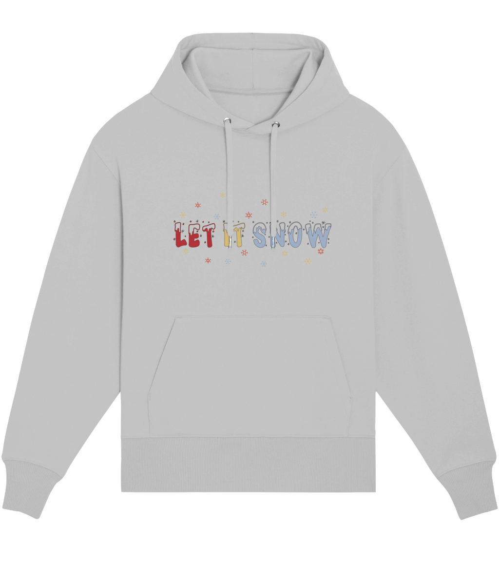 ‘Merry Christmas - Let It Snow’, Organic Women's sweatshirt (Relaxed Fit)
